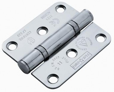Grade 11 ball race stainless steel butt hinges (76 x 67 x 2.5mm) - 3 finishes