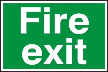 Fire exit sign 200 x 300mm