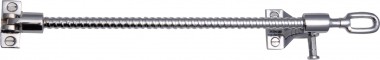 Screw type fanlight opener - polished chrome