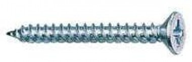 Twin-thread countersunk woodscrews BZP (6's, 7's & 8's)