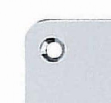 Optional radius corners (4 x radius corners).