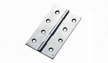 1838 light steel butt hinges - BZP