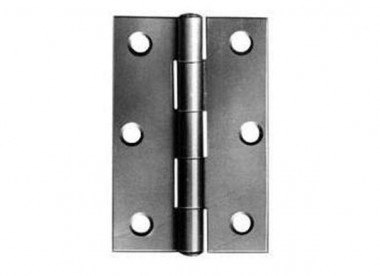 1838 light steel butt hinges - Sheradised