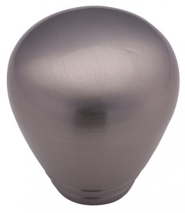 Bulb cupboard knob - satin nickel