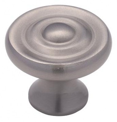 Ripple cupboard knob - satin nickel