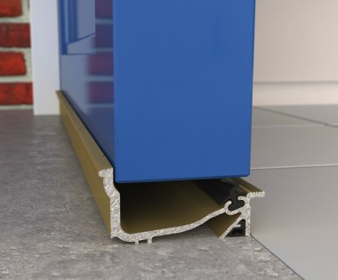 Standard height inward opening sill - black