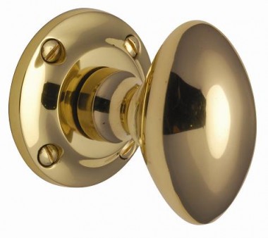 Oval mortice knob set - 3 finishes