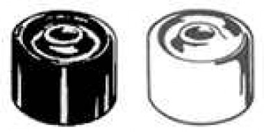 Rubber door stops 35mm (2 colours)