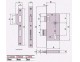 Euro profile escape sashlock case - 72mm centres - Click to Zoom