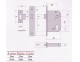 Euro profile 76mm mortice night latch - SSS - Click to Zoom