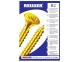 Reisser R2 countersunk yellow chipboard screws - 5.0mm (200 pack) - Click to Zoom