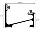 Senior height inward opening sill - Silver - Click to Zoom