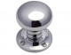 Mushroom mortice knob set - 4 finishes - Click to Zoom