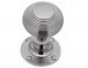 Reeded mortice knob set - 4 finishes - Click to Zoom