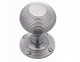 Reeded mortice knob set - 4 finishes - Click to Zoom