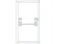 882 Silver Panic Latch(Reversible) - Click to Zoom
