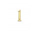 Numerals (100mm) - Stainless brass - Click to Zoom