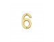 Numerals (100mm) - Stainless brass - Click to Zoom