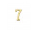 Numerals (100mm) - Stainless brass - Click to Zoom
