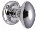Oval mortice knob set - 3 finishes - Click to Zoom