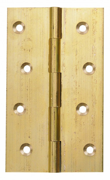 Unwashered brass butt hinges - self colour