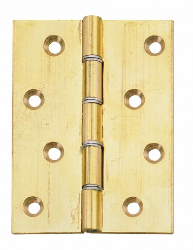 Washered brass butt hinges - self colour
