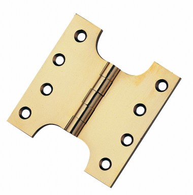 Polished brass parliament hinges