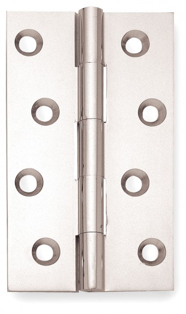 Satin chrome butt hinges - unwashered