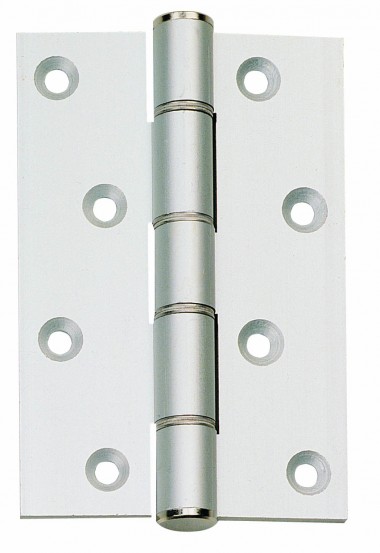 Satin chrome butt hinges - washered