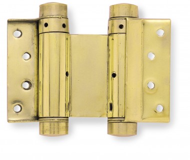 Double action spring hinges - electro-brassed