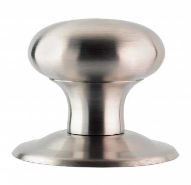 70mm centre knob - satin stainless steel