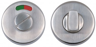 Turn & release - satin stainless steel