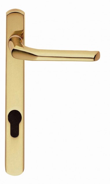Lever handles for multipoint locks