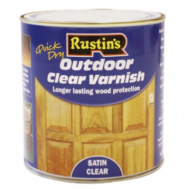 Rustin's exterior (quick drying) varnish - 1 litre