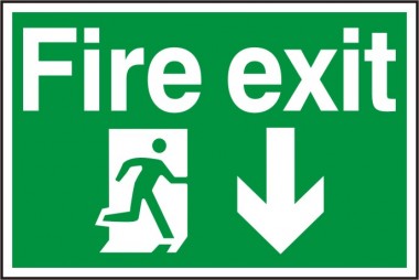 Fire exit signs 200 x 300mm