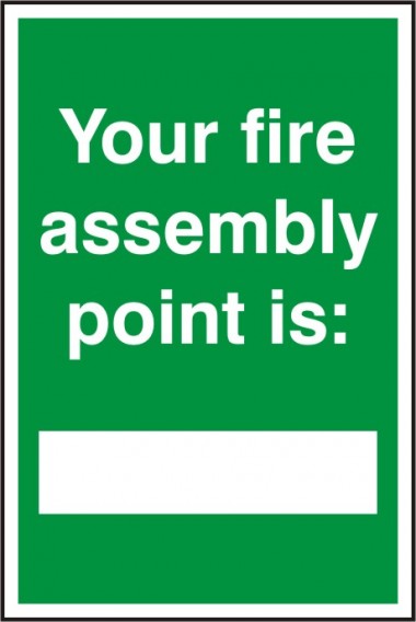 Assembly point sign 200 x 300mm