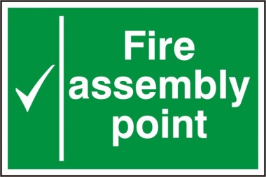 Assembly point sign 200 x 300mm