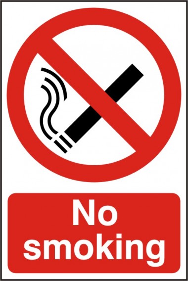 No smoking signs