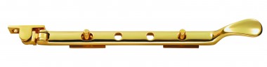 Window casement stay - polished brass