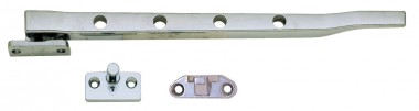 Non-locking casement stay 254mm - 4 finishes