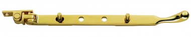 Window casement stay - polished brass