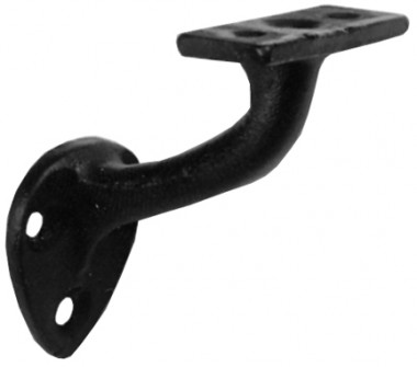 Black antique handrail brackets - 2 1/2