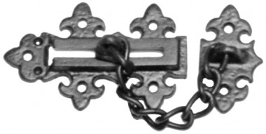 Black antique door chain