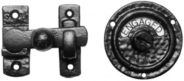 Black antique privacy lock
