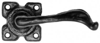 Black antique lever on rose