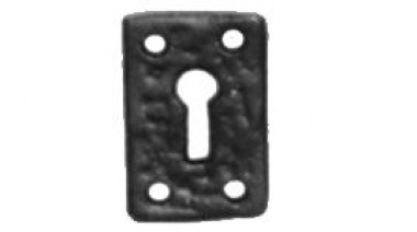 Black antique escutcheon