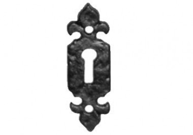 Black antique escutcheon