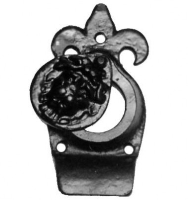 Black antique cylinder pull