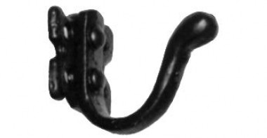 Black antique wardrobe hook