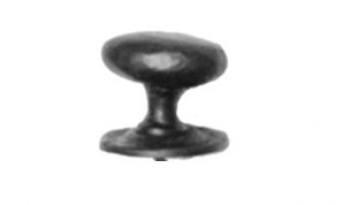 Black antique cupboard knob - 35mm